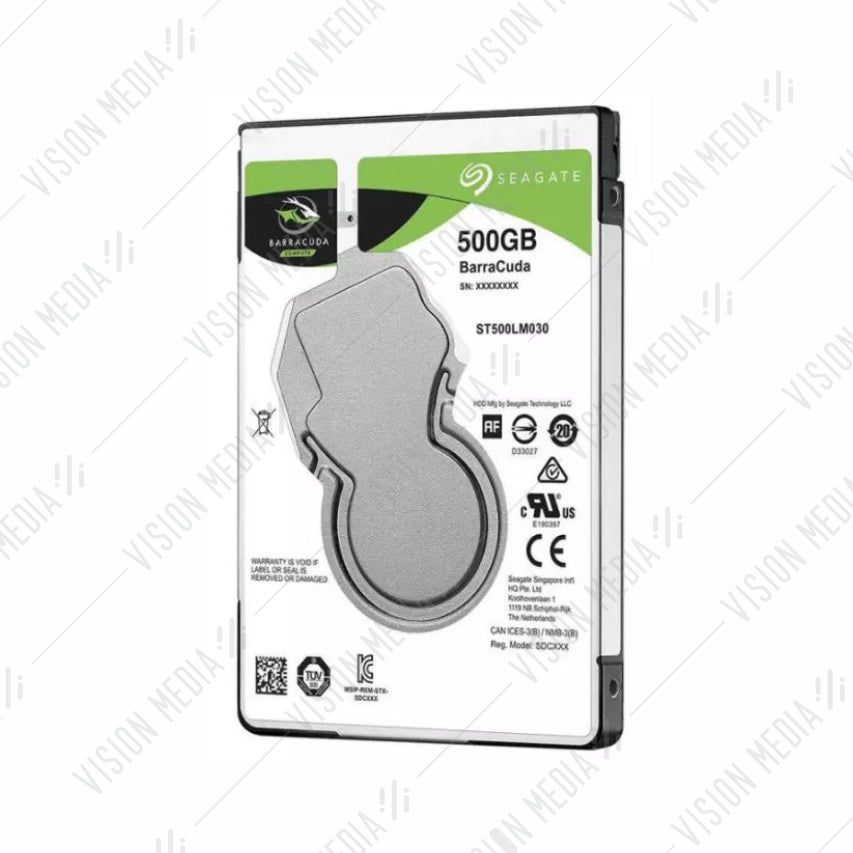 SEAGATE BARRACUDA 2.5" INTERNAL HDD 500GB (ST500LM030)