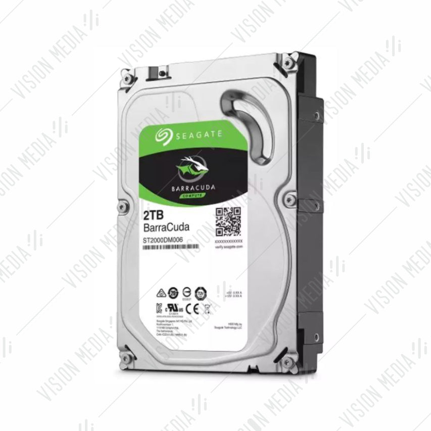 SEAGATE BARRACUDA 3.5" INTERNAL HDD 2TB (ST2000DM008)