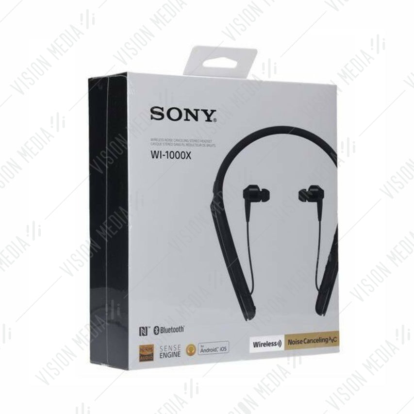SONY WIRELESS IN-EAR HEADPHONES (WI-1000X) (BLACK)