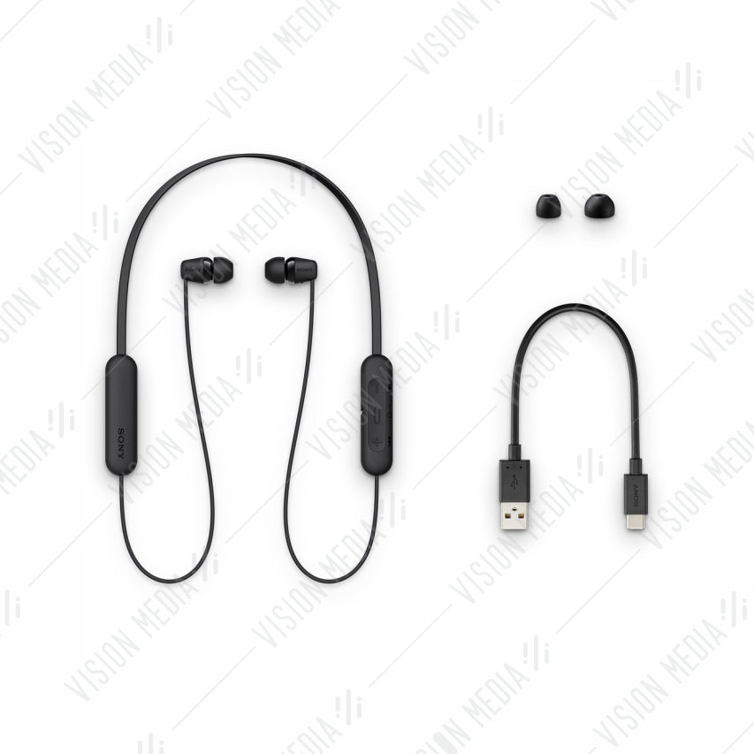 Wi C200 Sony Wireless Behind The Neck Bt Earbuds SONY WIRELESS IN