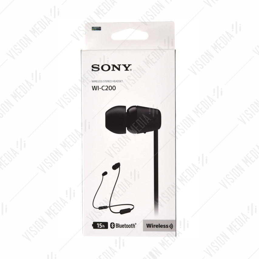 SONY WIRELESS IN-EAR HEADPHONES (WI-C200)