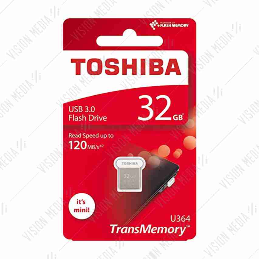 TOSHIBA TOWADAKO 32GB FLASH DRIVE (U364W0320A4)