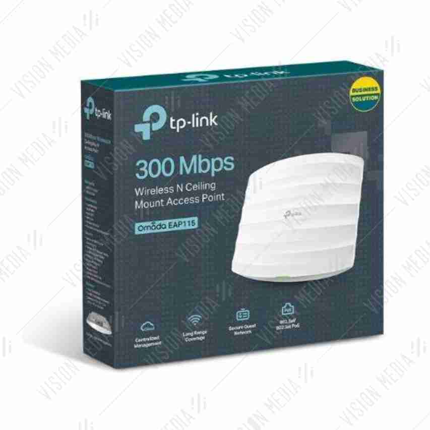TP-LINK WIRELESS N CEILING MOUNT ACCESS POINT (EAP115)
