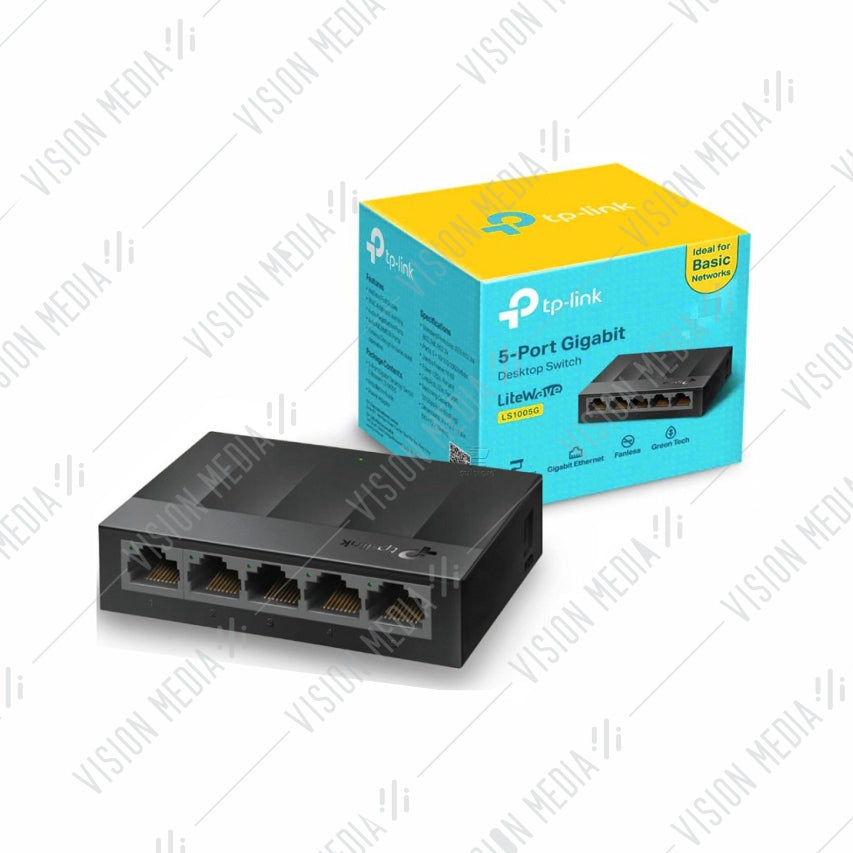 TP-LINK 5-PORT GIGABIT DESKTOP SWITCH (LS1005G)