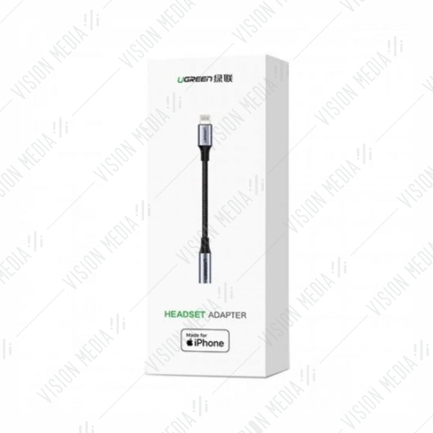 UGREEN LIGHTNING TO 3.5MM AUDIO JACK ADAPTER (30756)