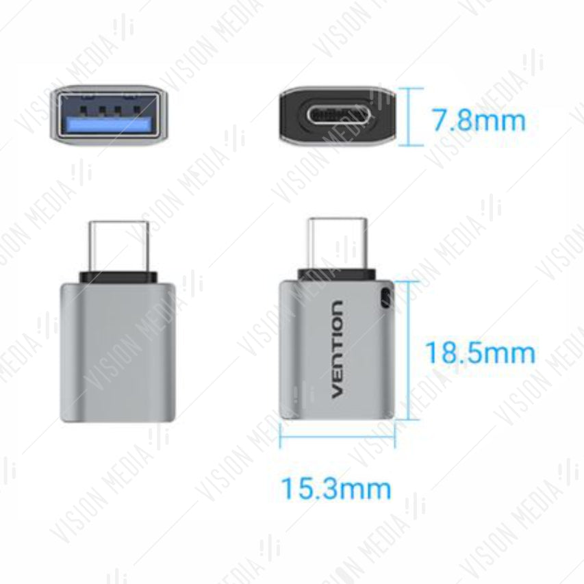 VENTION TYPE-C MALE TO USB 3.0 FEMALE OTG ADAPTER (CDQH0)