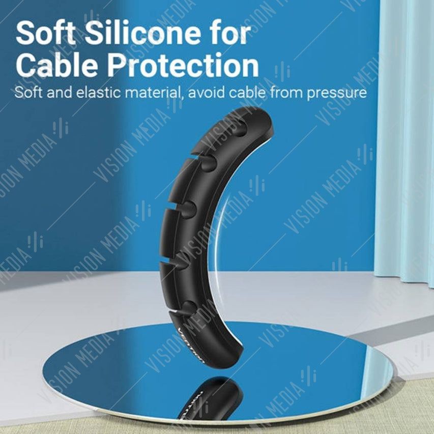 VENTION 5 PORTS DESKTOP CABLE MANAGER BLACK (KBRB0)