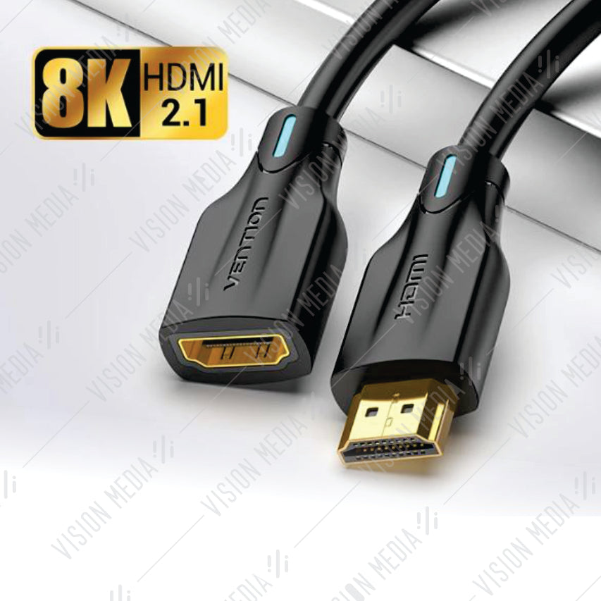 VENTION HDMI 8K V2.1 EXTENSION CABLE (M-F) (1.0M) (AHBBF)