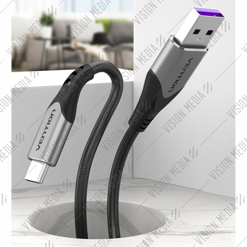 VENTION USB TYPE A TO TYPE-C 5A CHARGING CABLE