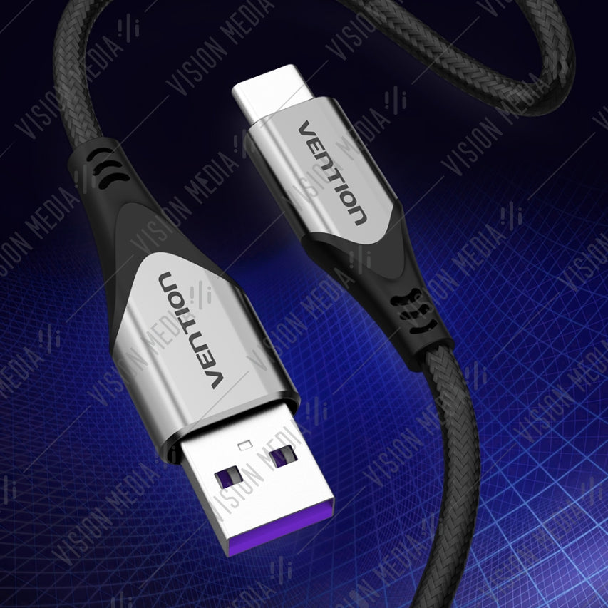 VENTION USB TYPE A TO TYPE-C 5A CHARGING CABLE