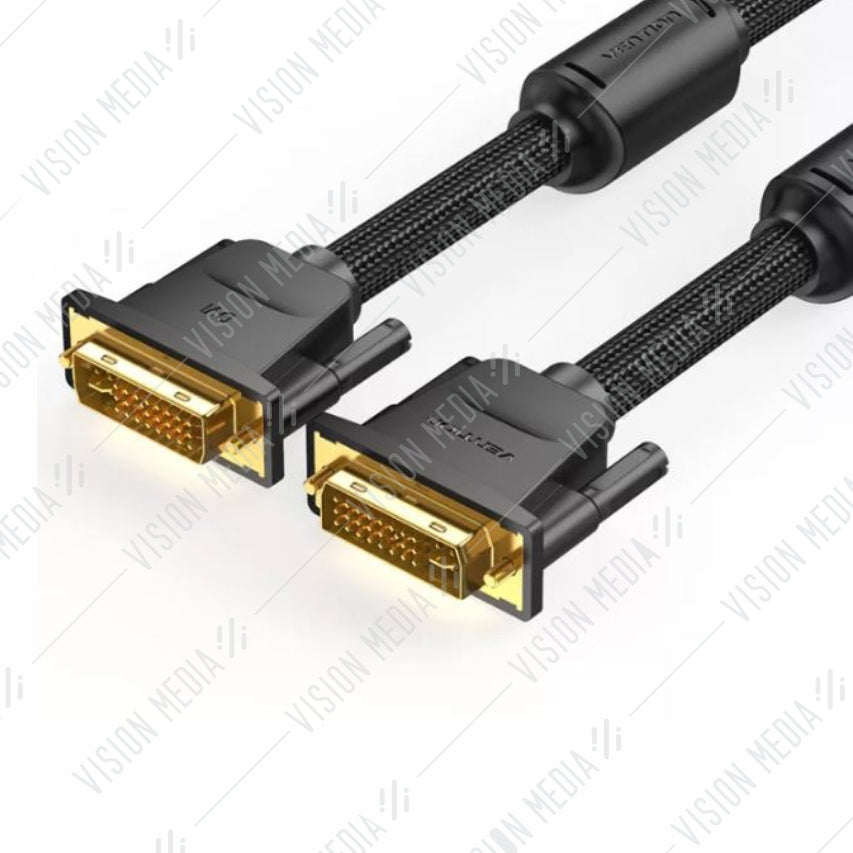 VENTION DVI (24+1) TO DVI (24+1) (M-M) CABLE 1.5M (EAABG)