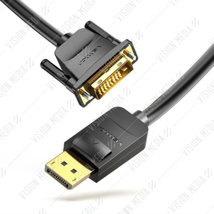 VENTION DISPLAYPORT TO DVI (24+1) CABLE 1.5M (HAFBG)