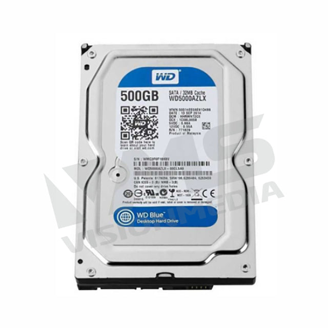 WD CAVIAR BLUE 3.5" INTERNAL SATA 500GB HDD (WD5000AZLX)